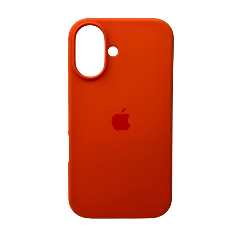 Чохол для смартфона Silicone Full Case AA Open Cam for Apple iPhone 16 52,Orange — Nobrand