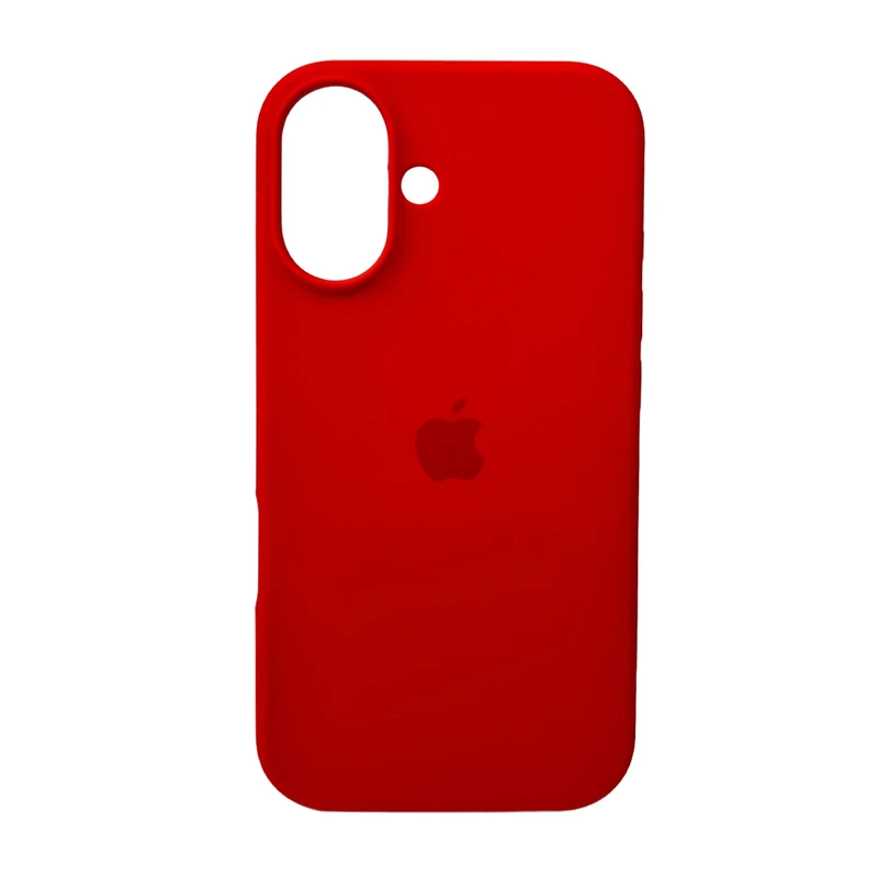 Чохол для смартфона Silicone Full Case AA Open Cam for Apple iPhone 16 11,Red — Nobrand