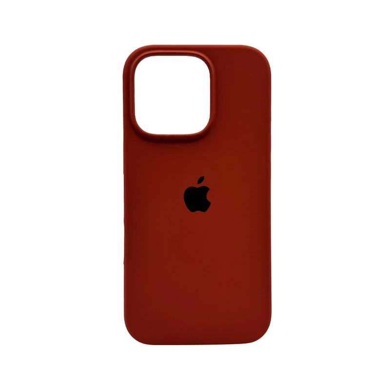Чохол для смартфона Silicone Full Case AA Open Cam for Apple iPhone 16 Pro Max 42,Saddle Brown — Nobrand