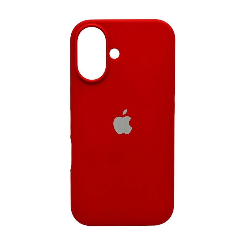 Чохол для смартфона Silicone Full Case AA Open Cam for Apple iPhone 16 20,China Red — Nobrand