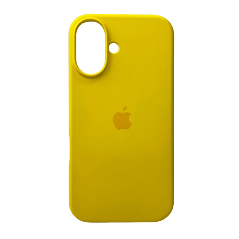 Чохол для смартфона Silicone Full Case AA Open Cam for Apple iPhone 16 56,Sunny Yellow — Nobrand