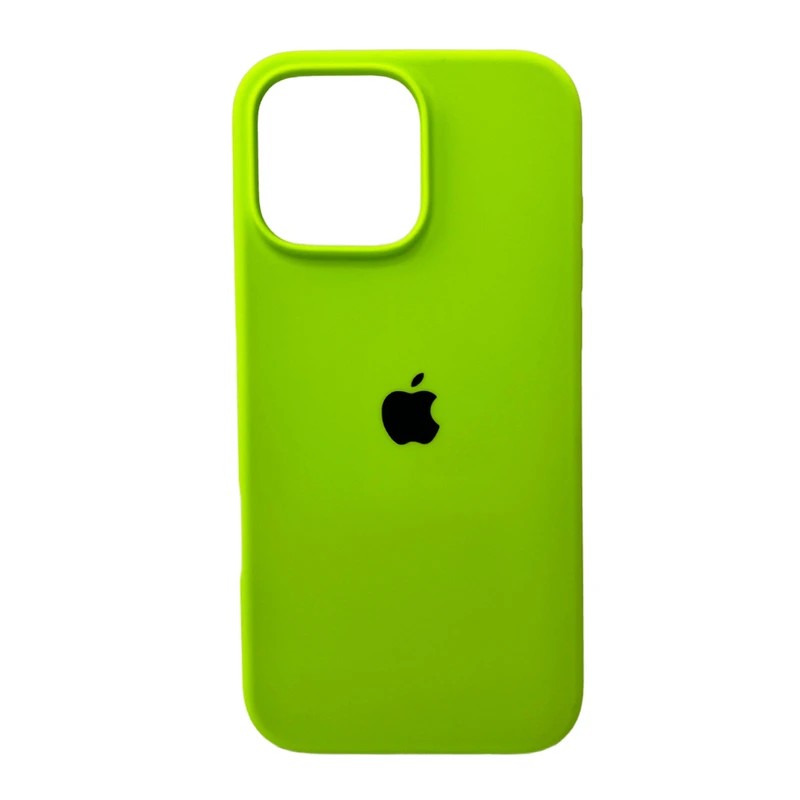 Чохол для смартфона Silicone Full Case AA Open Cam for Apple iPhone 16 Pro Max 24,Shiny Green — Nobrand