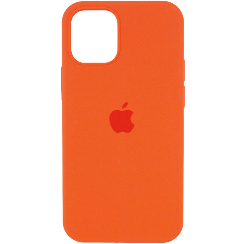 Чохол для смартфона Silicone Full Case AA Open Cam for Apple iPhone 12 Pro Max 52,Orange — Nobrand