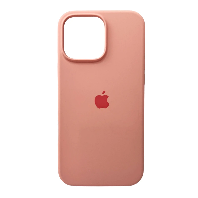 Чохол для смартфона Silicone Full Case AA Open Cam for Apple iPhone 16 Pro Max 37,Grapefruit — Nobrand