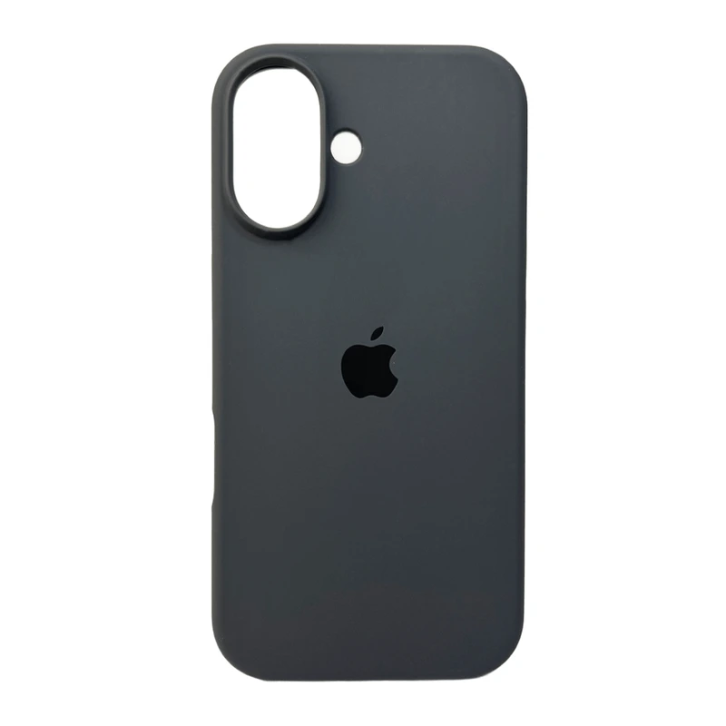 Чохол для смартфона Silicone Full Case AA Open Cam for Apple iPhone 16 12,Dark Grey — Nobrand