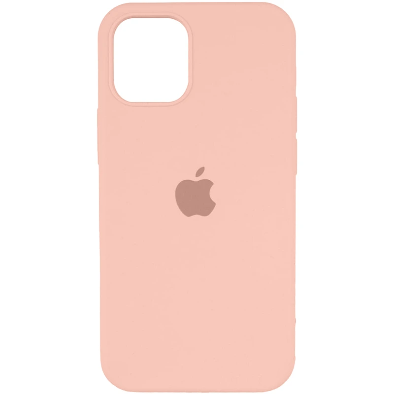 Чохол для смартфона Silicone Full Case AA Open Cam for Apple iPhone 12 Pro Max 37,Grapefruit — Nobrand