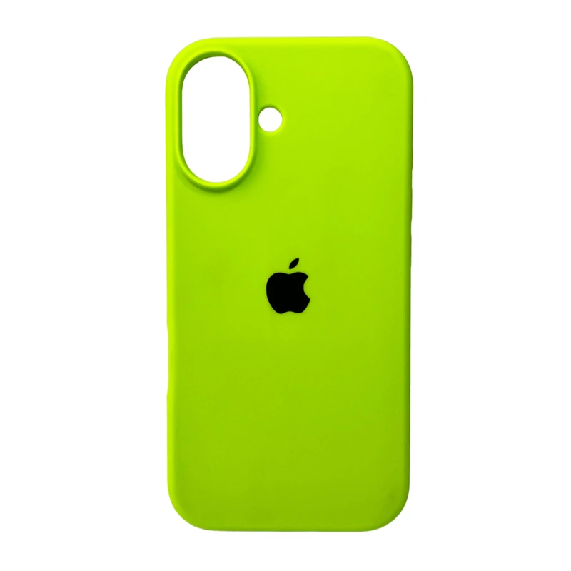 Чохол для смартфона Silicone Full Case AA Open Cam for Apple iPhone 16 24,Shiny Green — Nobrand