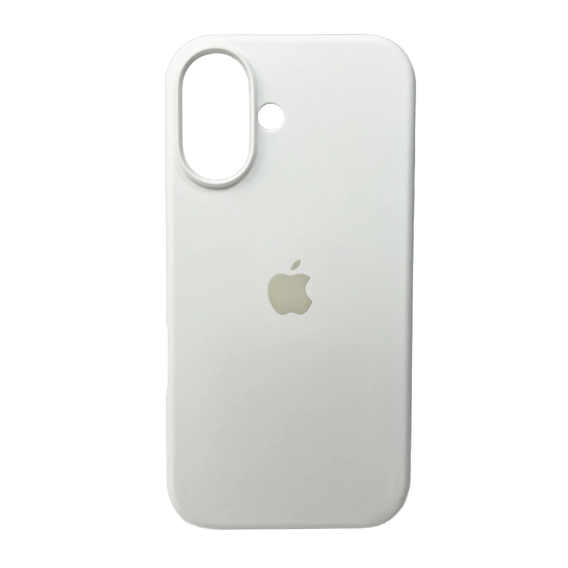 Чохол для смартфона Silicone Full Case AA Open Cam for Apple iPhone 16 8,White — Nobrand