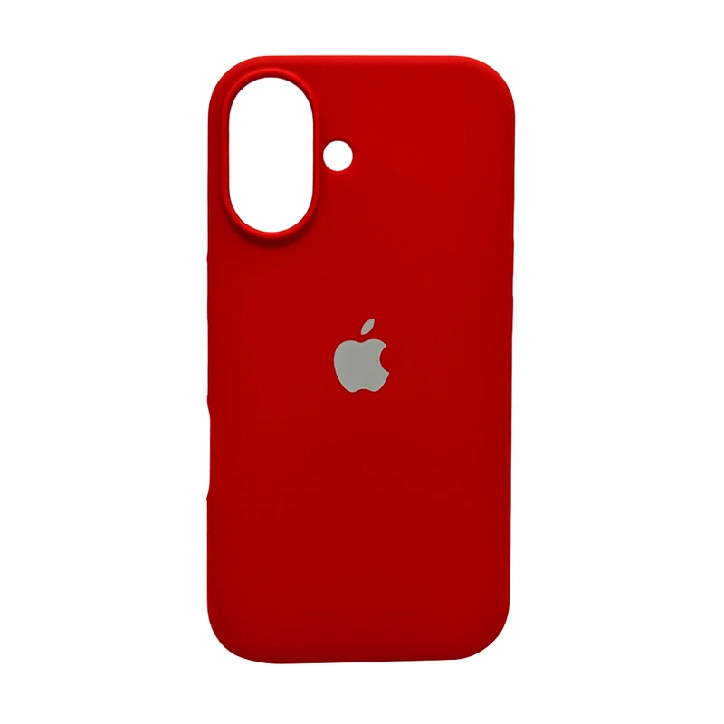 Чохол для смартфона Silicone Full Case AA Open Cam for Apple iPhone 16 21,Rose Red — Nobrand