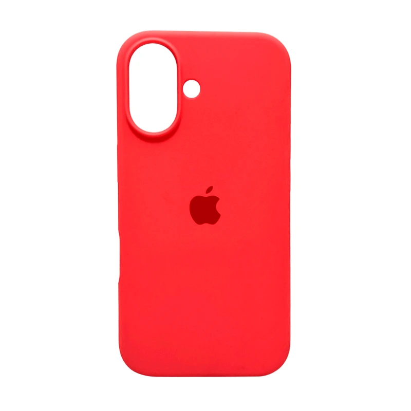 Чохол для смартфона Silicone Full Case AA Open Cam for Apple iPhone 16 50,Pink Orange — Nobrand