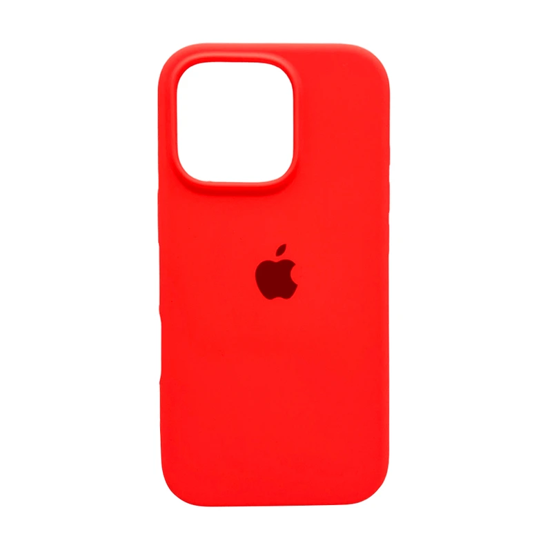 Чохол для смартфона Silicone Full Case AA Open Cam for Apple iPhone 16 Pro 43,Berry Red — Nobrand