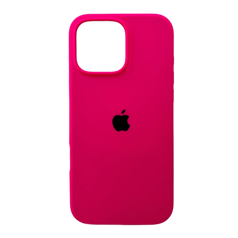 Чохол для смартфона Silicone Full Case AA Open Cam for Apple iPhone 16 Pro 23,Shiny Pink — Nobrand