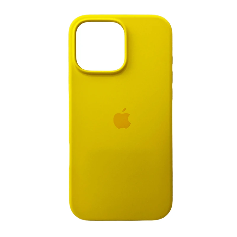 Чохол для смартфона Silicone Full Case AA Open Cam for Apple iPhone 16 Pro 56,Sunny Yellow — Nobrand