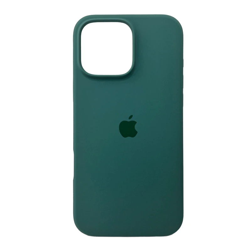 Чохол для смартфона Silicone Full Case AA Open Cam for Apple iPhone 16 Pro Max 46,Pine Green — Nobrand