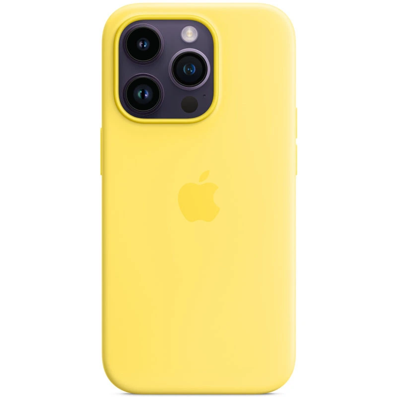 Чохол для смартфона Silicone Full Case AAA MagSafe IC for iPhone 14 Pro Canary Yellow — Nobrand