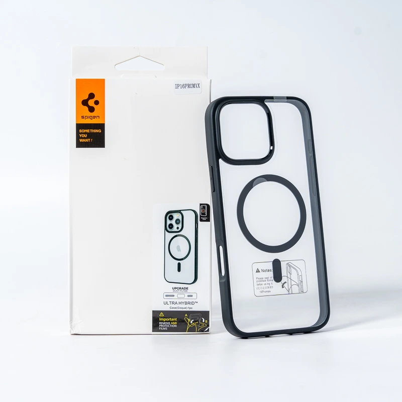 Чохол для смартфона Spigen AAA Magnetic Color for Apple iPhone 16 Black — Nobrand