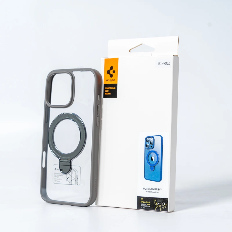 Чохол для смартфона Spigen AAA Magnetic Ring for Apple iPhone 15 Pro Grey