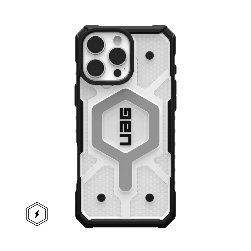 Чохол для смартфона UAG AAA Pathfinder Mag Clear for Apple iPhone 16 Pro Grey — Nobrand