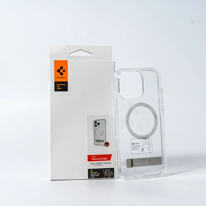 Чохол Spigen AAA Magnetic Clear Stand for Apple iPhone 16 Pro Transparent
