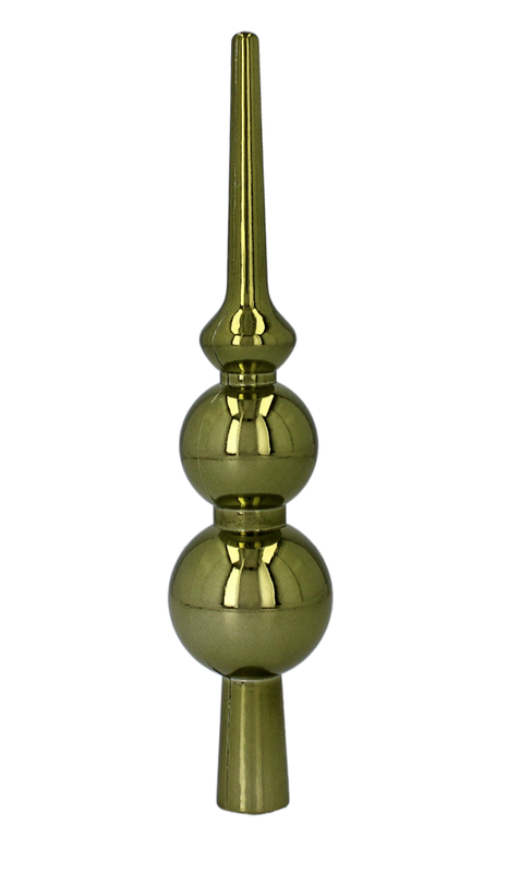 Верхівка на ялинку Chomik 20 см, пластик, оливкова