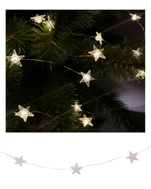 Гірлянда-струна "Зірки" Chomik, 2,2 м, 20 LED теплий білий