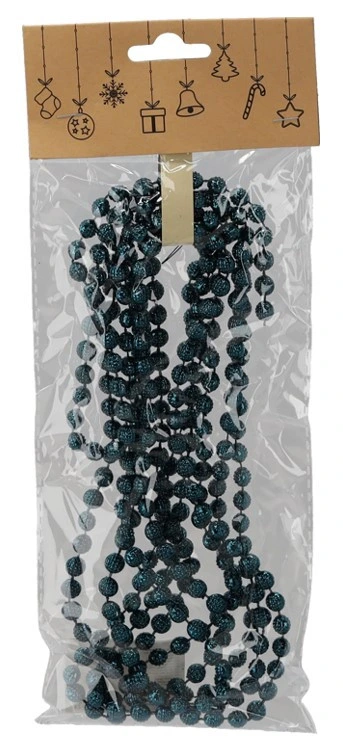 Гірлянда декоративна Chomik "Буси" 2.7м Ø6 мм, пластик, синя