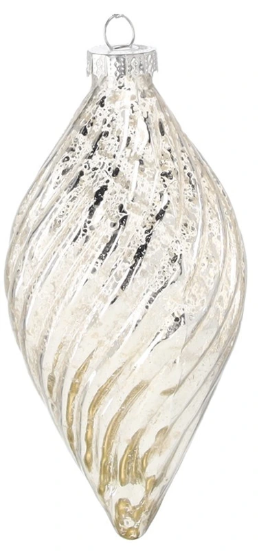 Ялинкова скляна прикраса Chomik 8 см, ромб