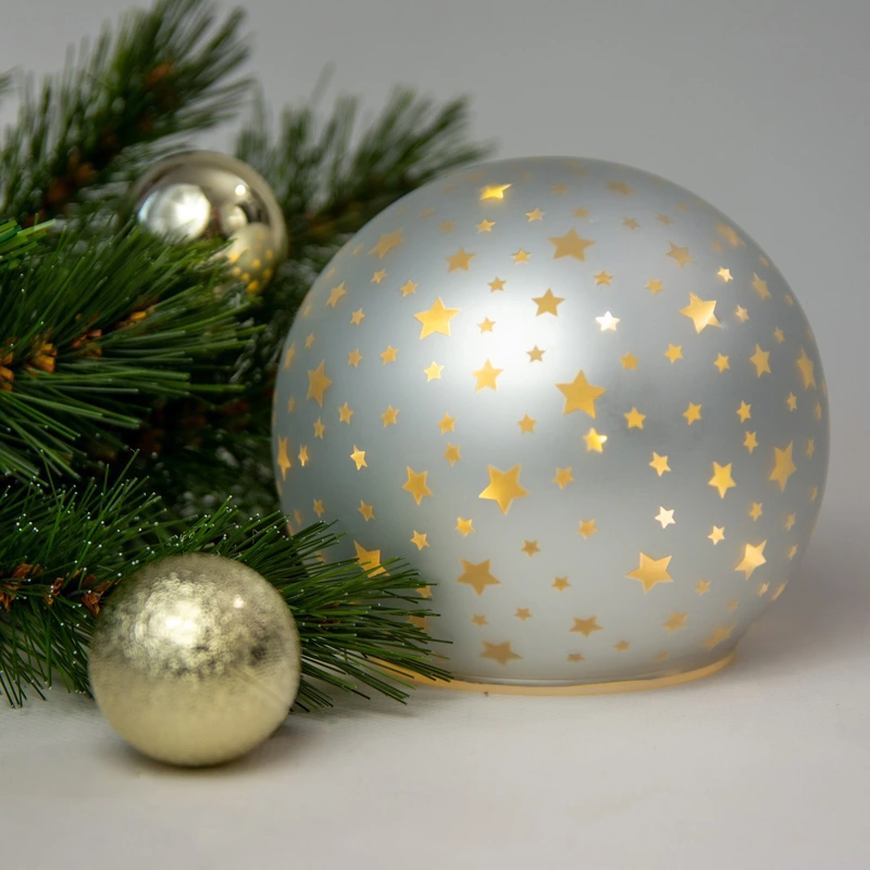 Світильник декоративний Chomik Куля, скляний, LED 12x11см, білий