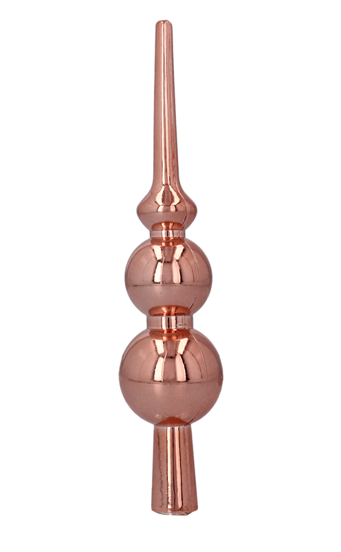 Верхівка на ялинку Chomik 20 см, пластик, рожево-пудрова — Chomik