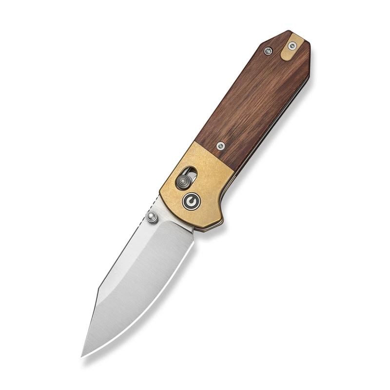 Ніж складаний кишеньковий Civivi Yonder Clip Point (7.3 см) 14C28N / Wood and Brass натуральний — Civivi