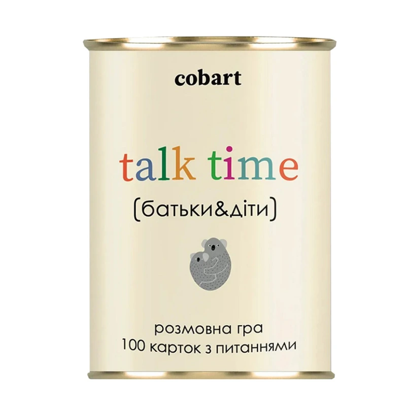 Карткова гра Talk time "Батьки та діти" СS-CG-007, 100 карток