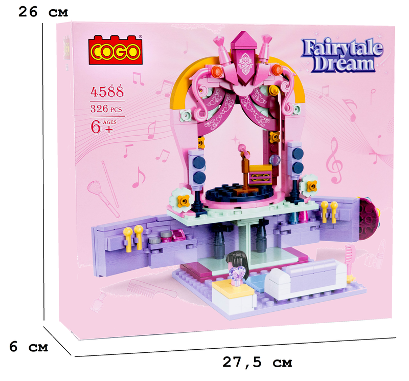 Конструктор "Казковий сон" (326 елм.) Сцена / COGO — COGO