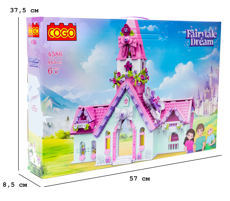 Конструктор "Казковий сон" (945 елм.) Будиночок / COGO — COGO