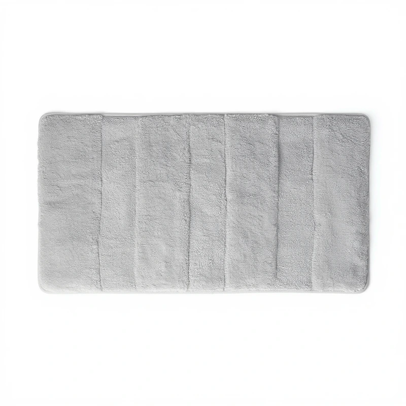 Килимок для ванної кімнати 50*80 см із мікрофібри сірий CH-1807-40G