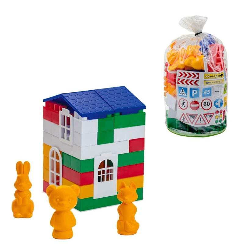 Дитячий конструктор "Лідер" №1 1-219, 50 великих деталей — Colorplast