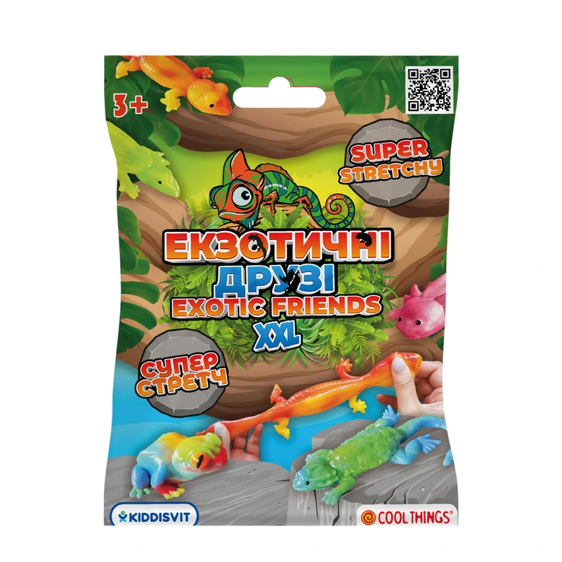 Іграшка-сюрприз COOL THINGS - ЕКЗОТИЧНІ ДРУЗІ XXL (у дисп., в ас.) — Cool Things
