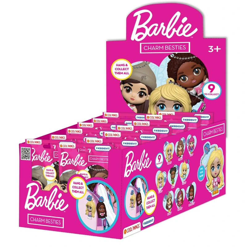 Дисплей фігурок-сюрпризів на ланцюжку COOL THINGS серії "Barbie" - НАЙКРАЩІ ПОДРУЖКИ (24 шт.)