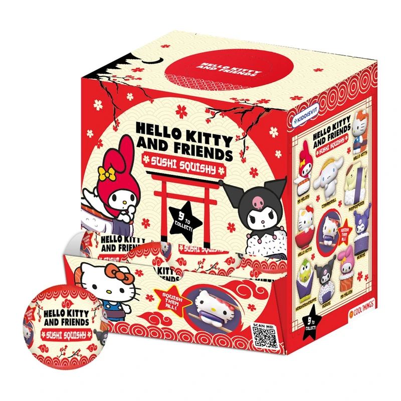 Дисплей іграшок-сюрпризів у кулі COOL THINGS серії "Hello Kitty" - ЯПОНСЬКА ВЕЧІРКА (18 шт.) — Cool Things