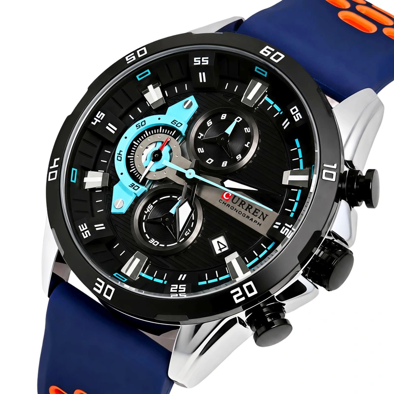 Чоловічий годинник Curren Roberto Lava Blue — Curren