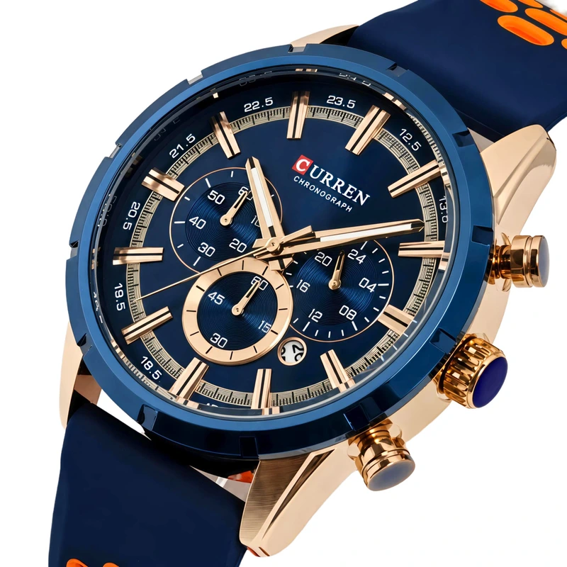 Чоловічий годинник Curren Wild Lava Blue