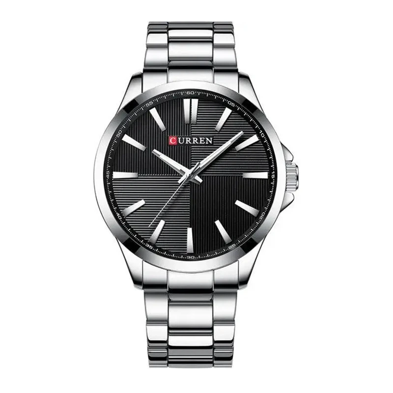 Curren 8407 Silver-Black — Curren
