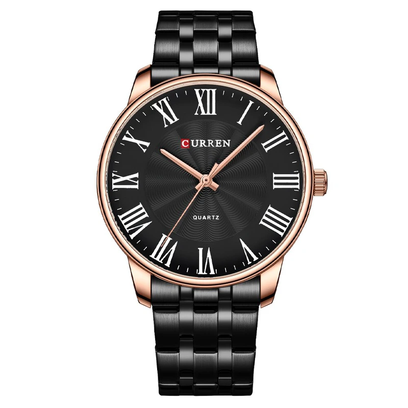 Curren 8422 Black-Gold