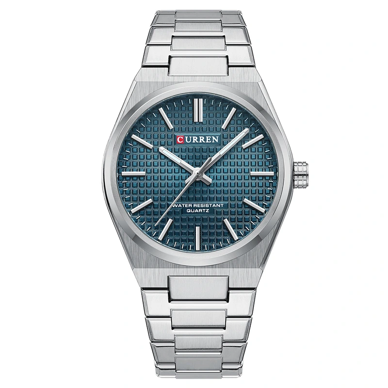 Curren 8439 Silver-Blue