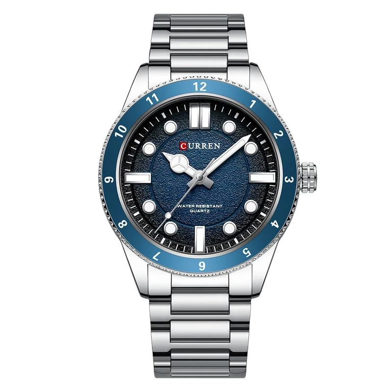 Curren 8450 Silver-Blue