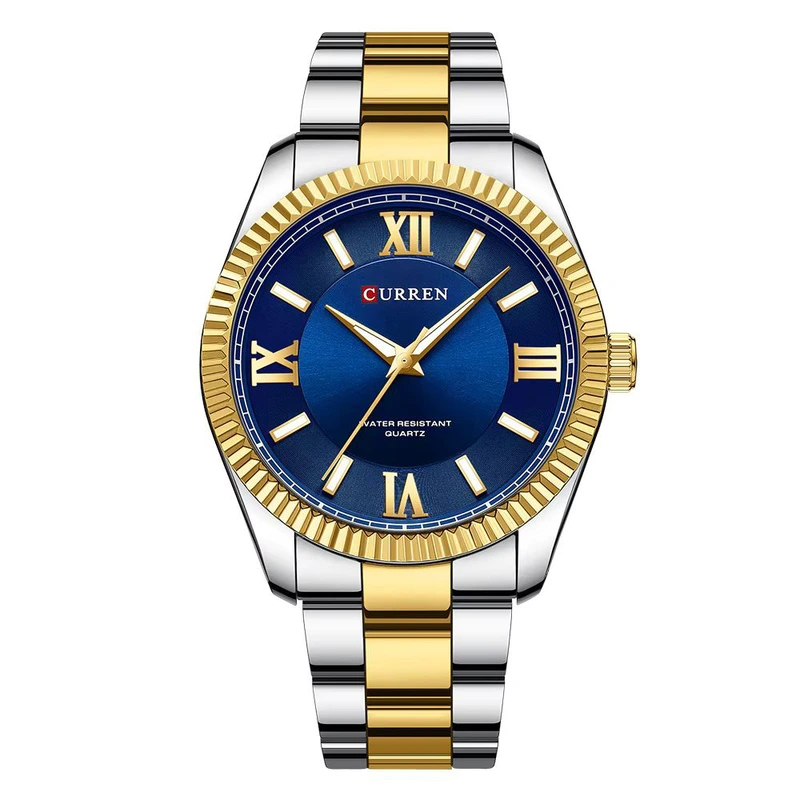 Curren 8453 Gold-Silver-Blut