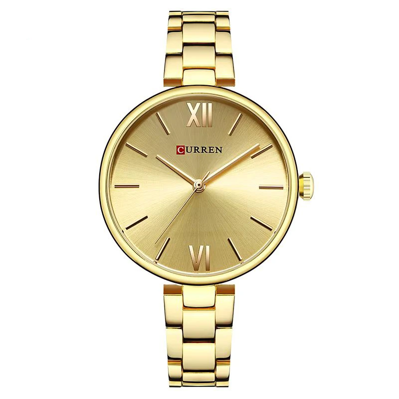 Curren 9017 Gold-Gold