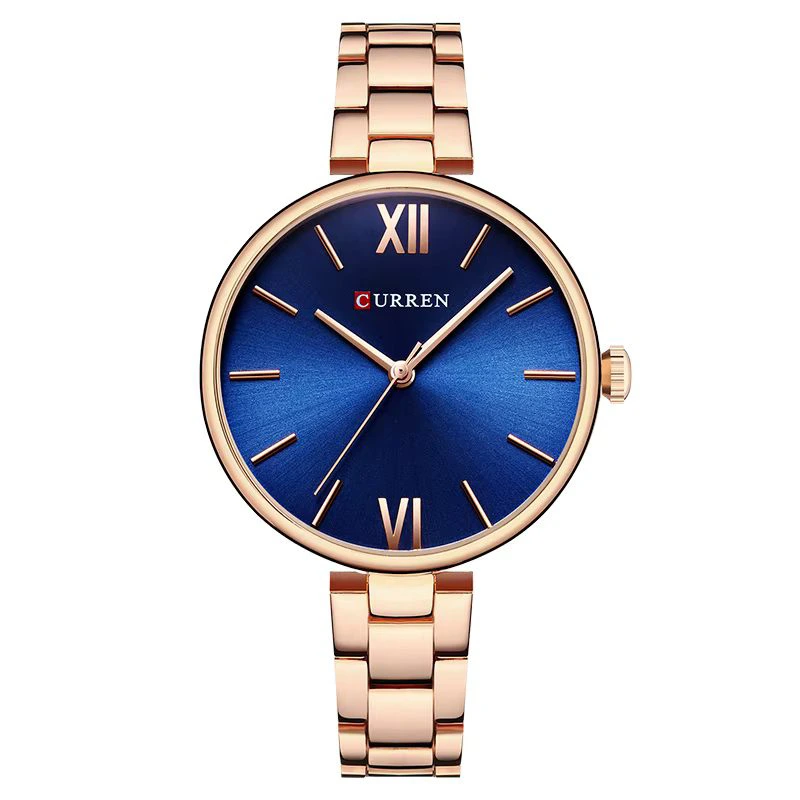 Curren 9017 Rose Gold-Blue