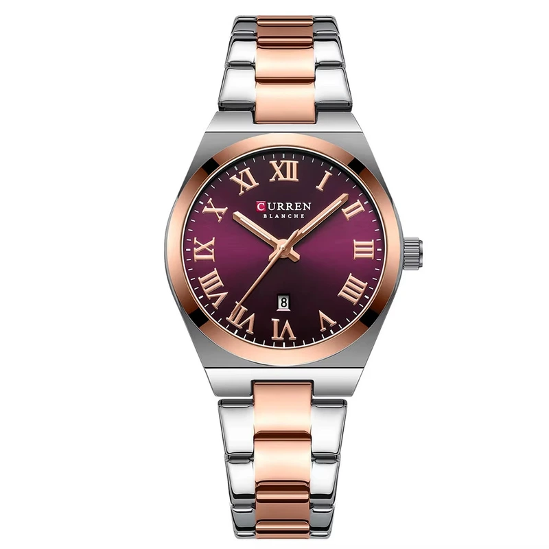 Curren 9095 Gold-Silver-Pink