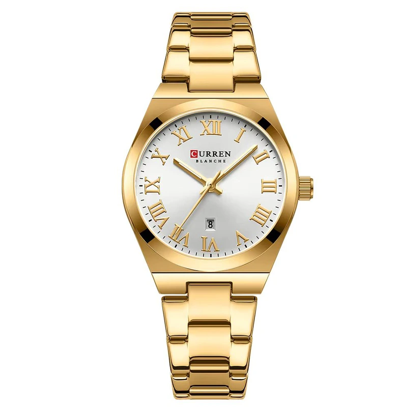 Curren 9095 Gold-White
