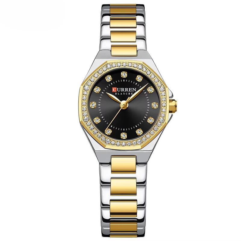 Curren 9100 Silver-Gold-Black